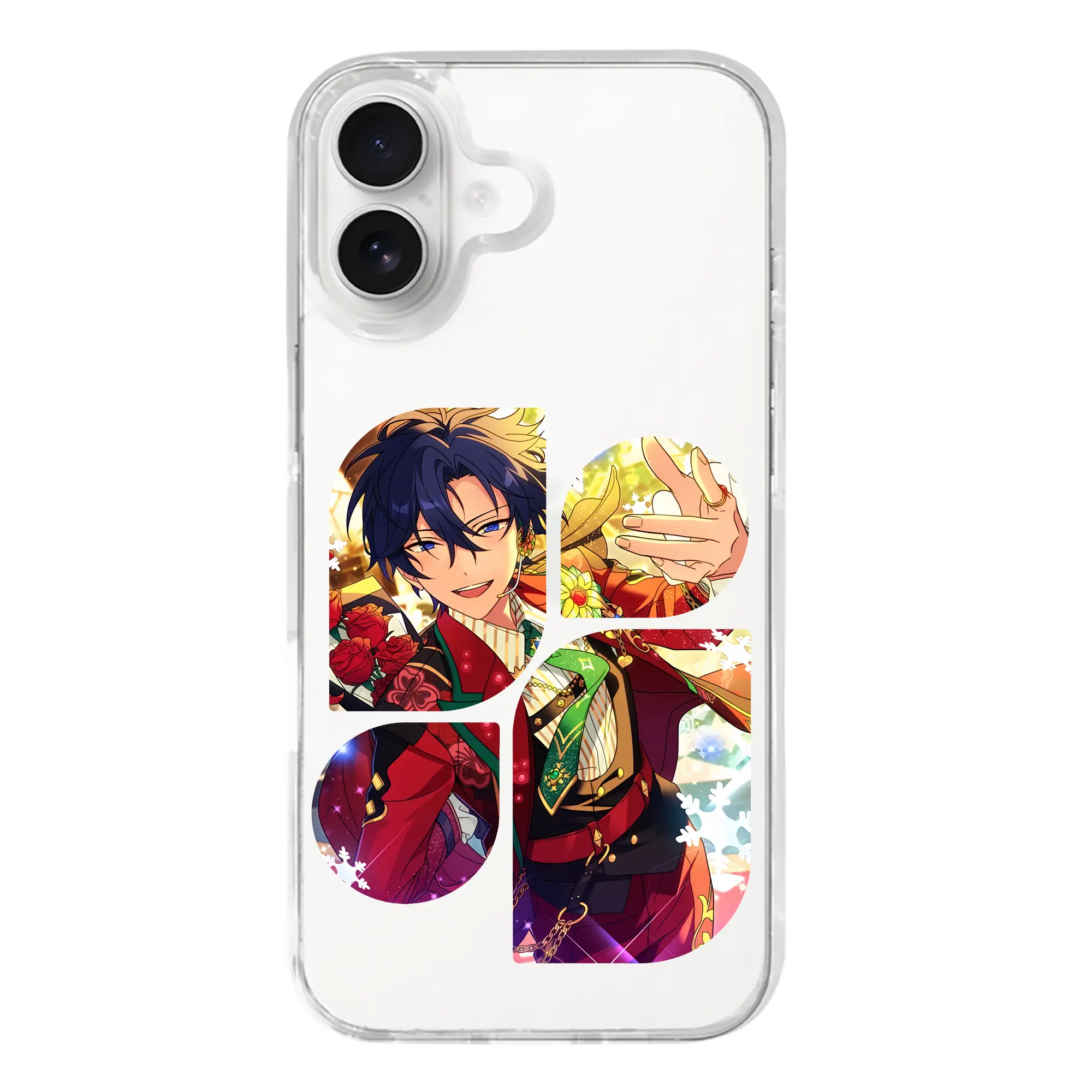 あんさん ぶる グッズ Trickstar 氷鷹北斗 - iPhone 17シリーズ 透明スマホケース – 薄型・耐衝撃・精密フィット保護カバー